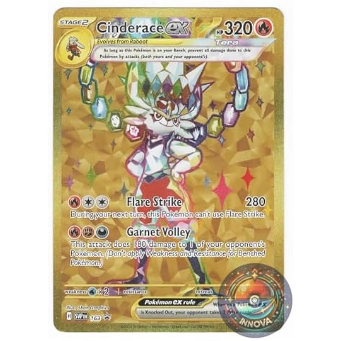 rayihni POKEMON CINDERACE EX SVP 163