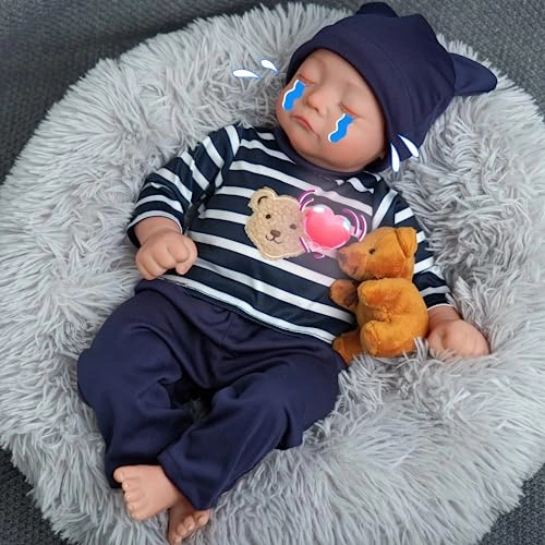 BABESIDE Kai Reborn Baby Doll - 17 inch Heartbeat Boy Ages 3+