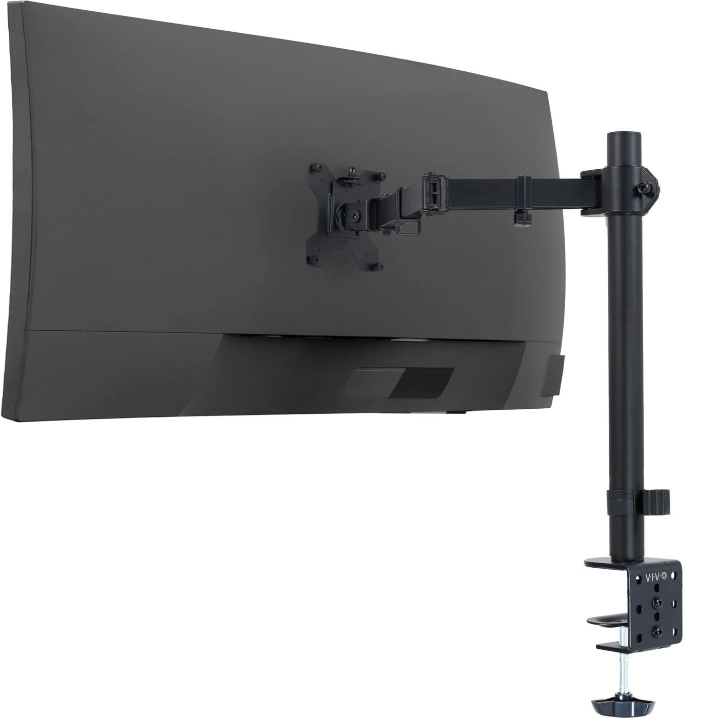 Single Monitor Desk Mount - Single 13 to 38 inch 75x75mm and 100x100mm
