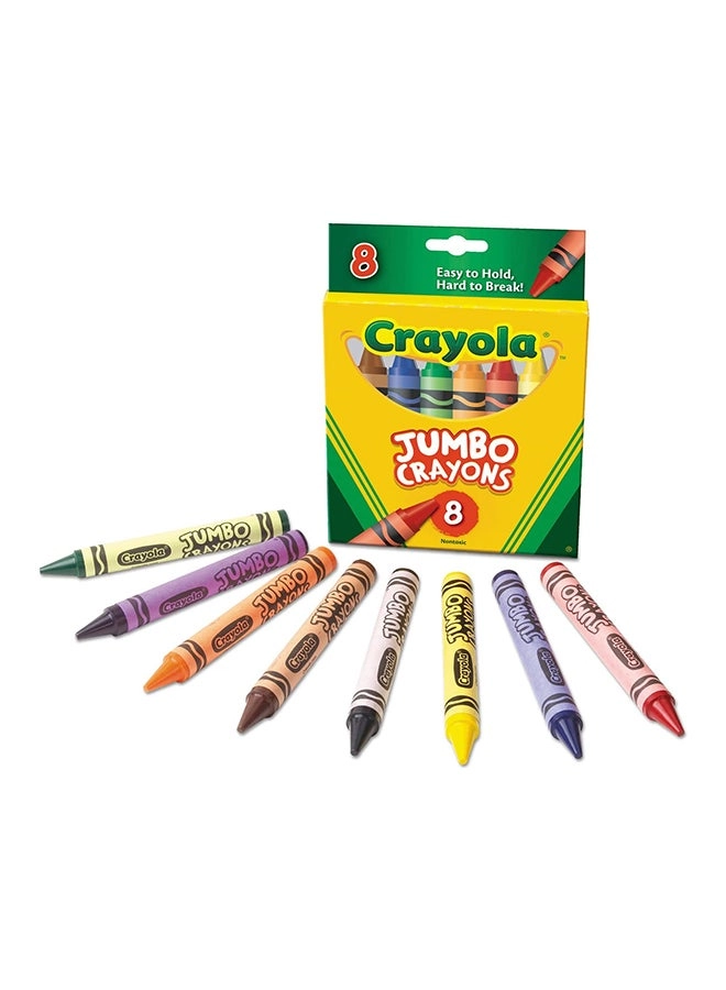 Wax Crayons - 8 Pcs
