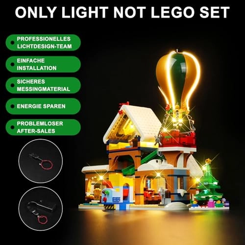 LED Light Kit - Compatible with Lego 10339 Santa's Post Office Lights Only