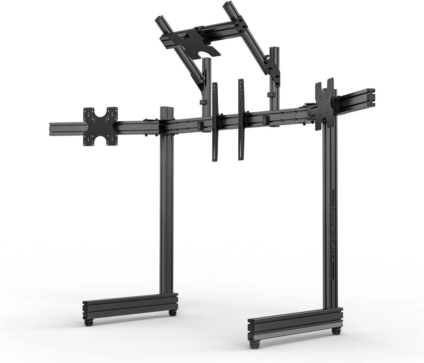 Elite Freestanding Complete Quad Monitor Stand