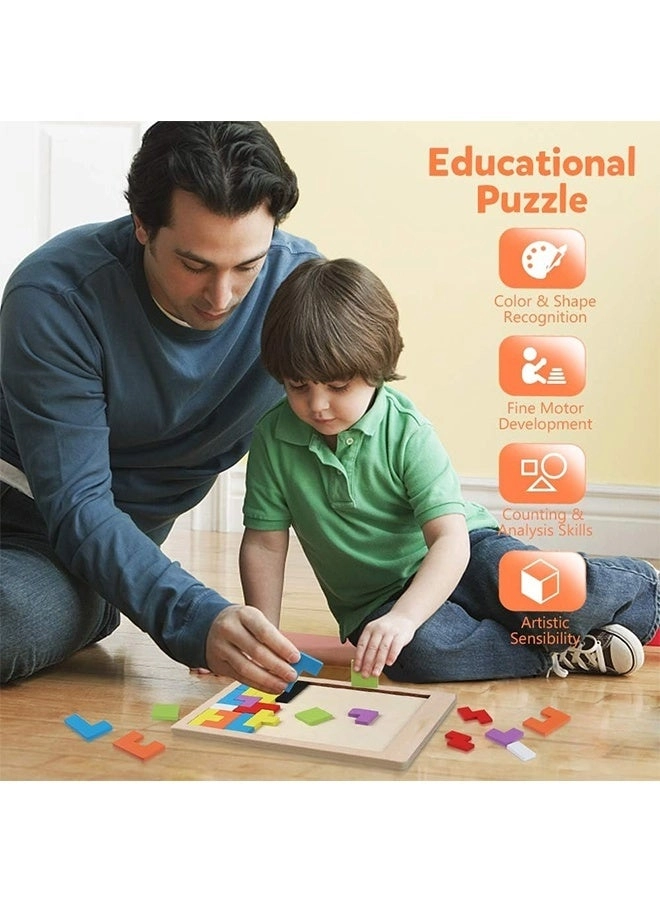 Wooden Stacking Puzzle - 3D Giant