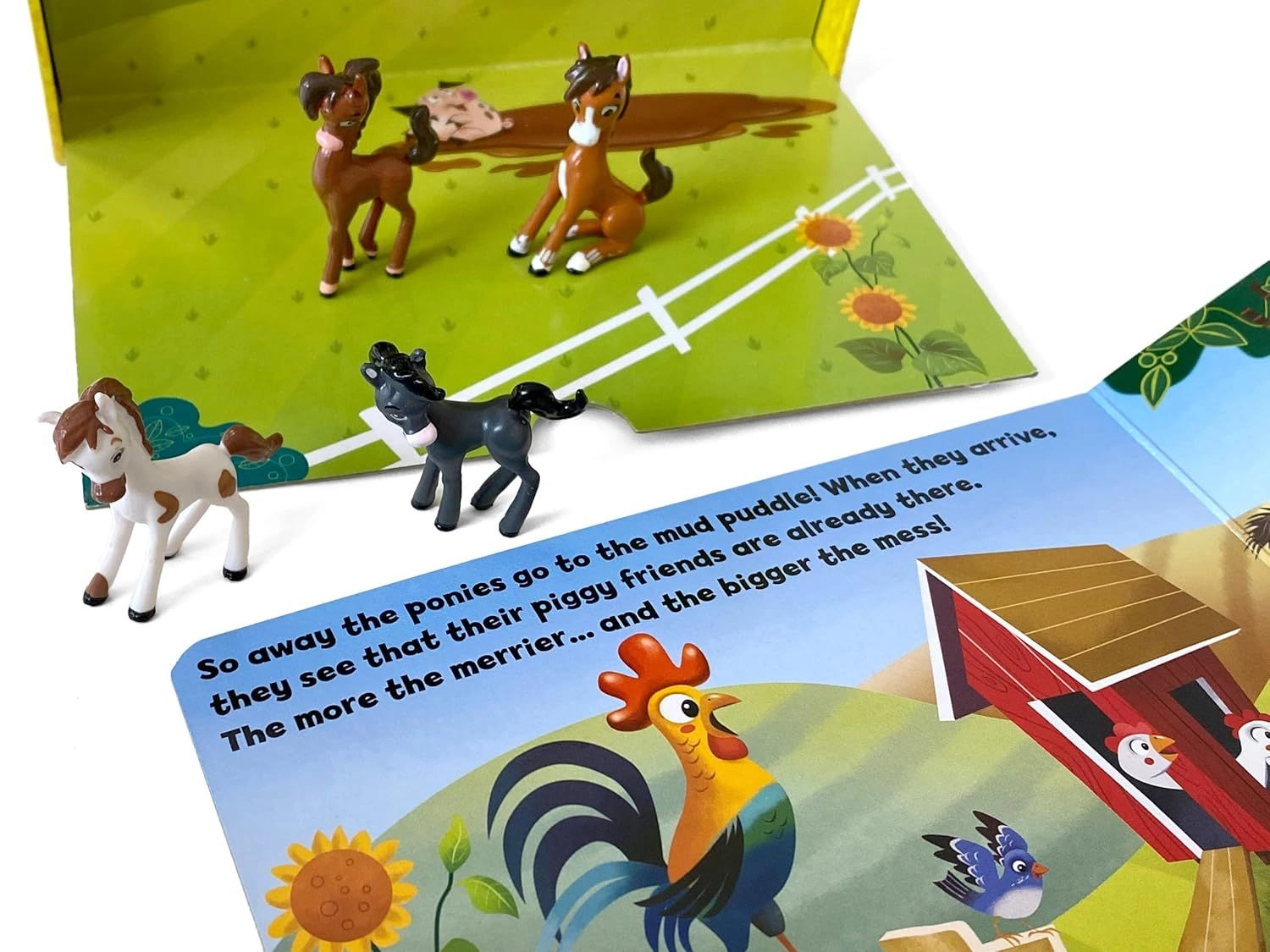 Playful Ponies Board Book - 3 years+