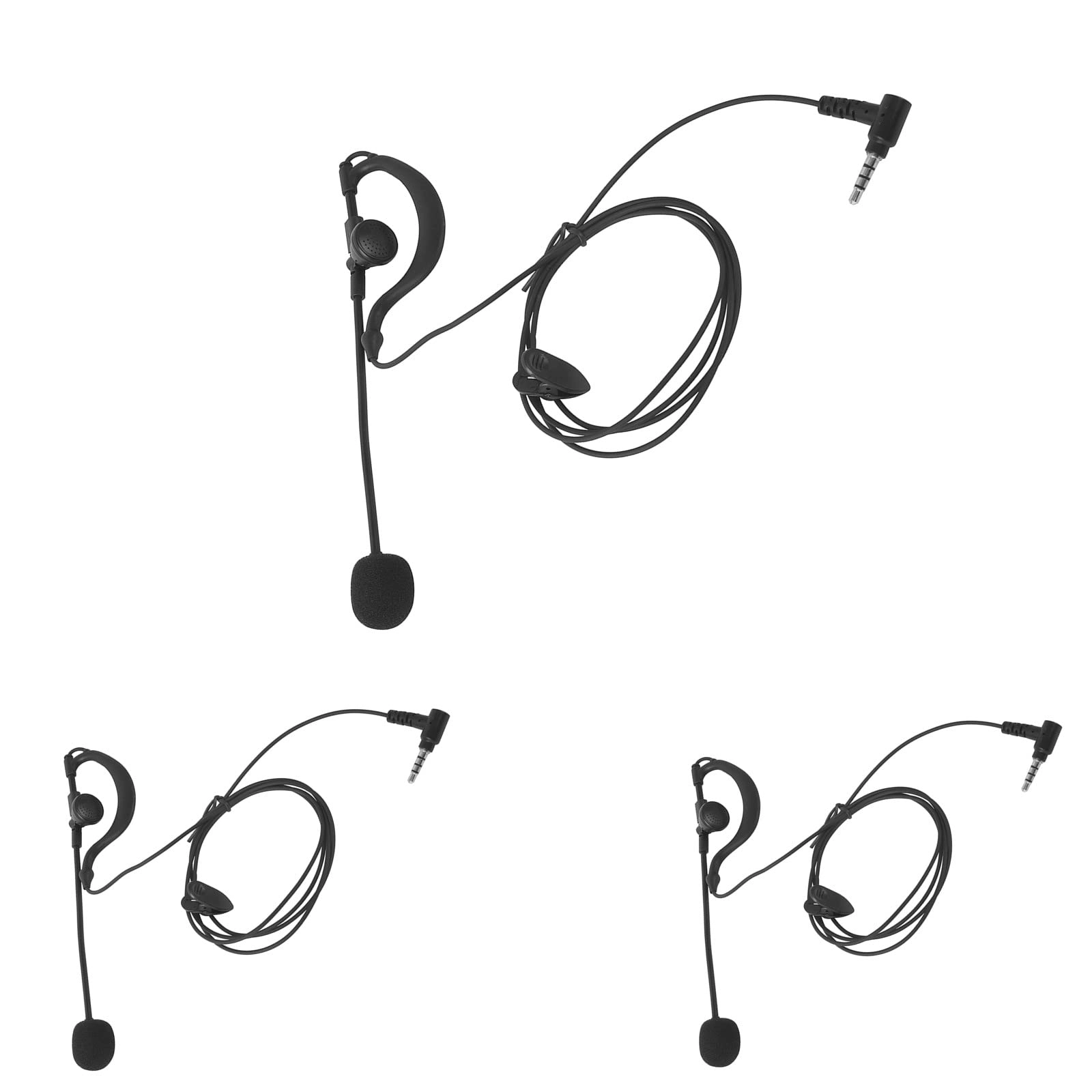 Pdflie Referee Headset - 3.5mm Wired 3 Pack