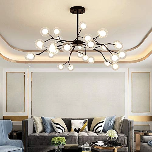 G4 Metal Sputnik Chandelier - 54 head Golden