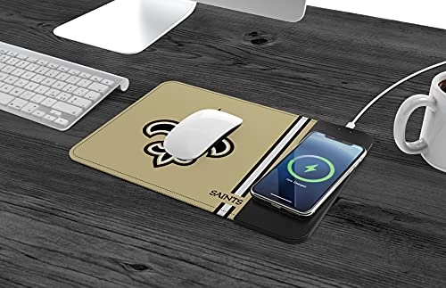 NFL Wireless Charging Mouse Pad - 22.86x9.91 cm