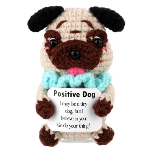 Pug Positive 10 cm Crochet