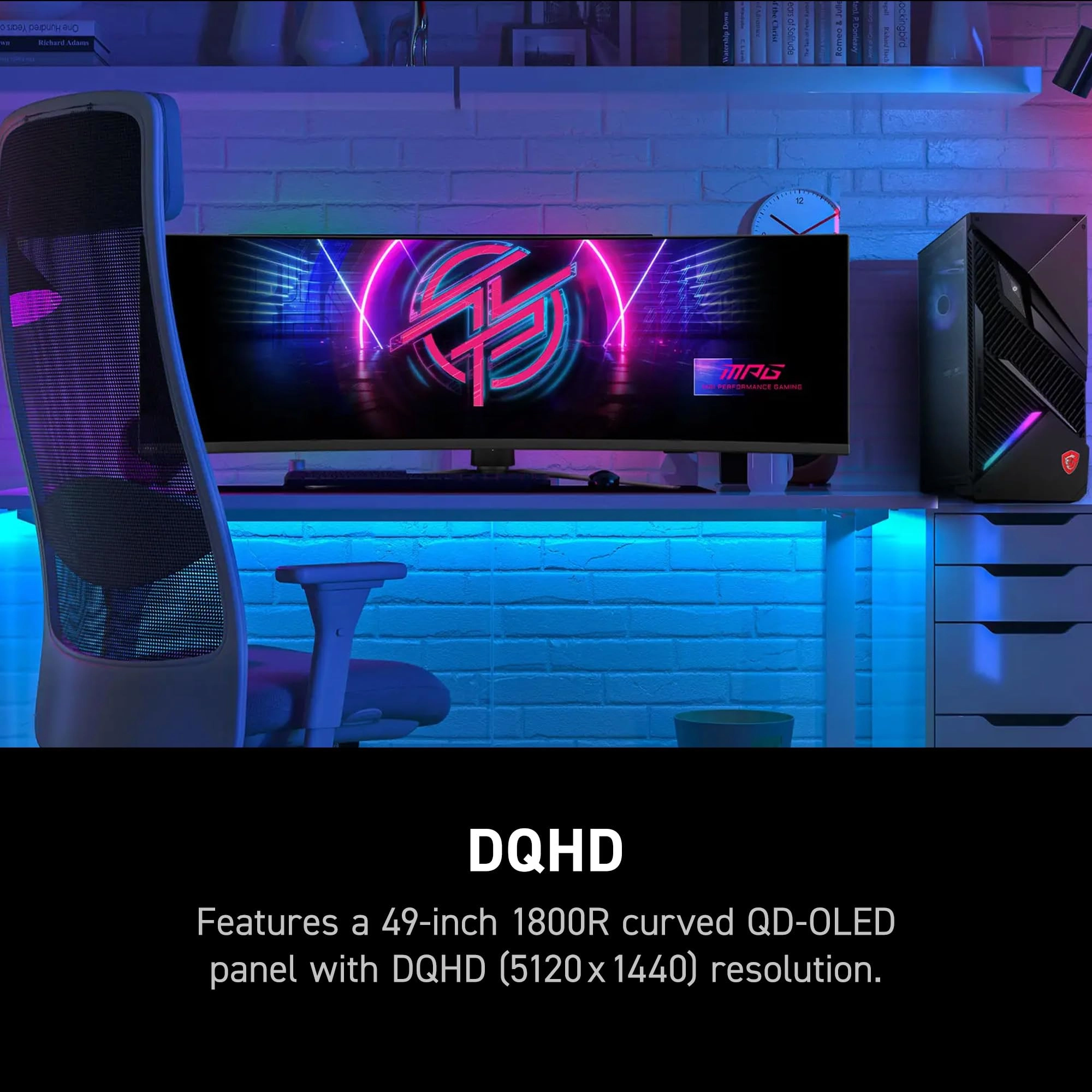 MPG 491CQPX QD-OLED - 49 Inches 5120x1440