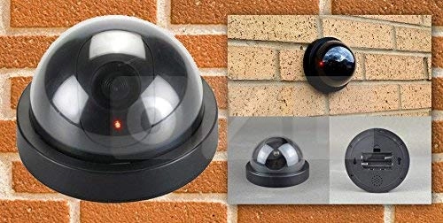 Fake Dome Camera - 4 Pcs Blinking red LED Battery Powered