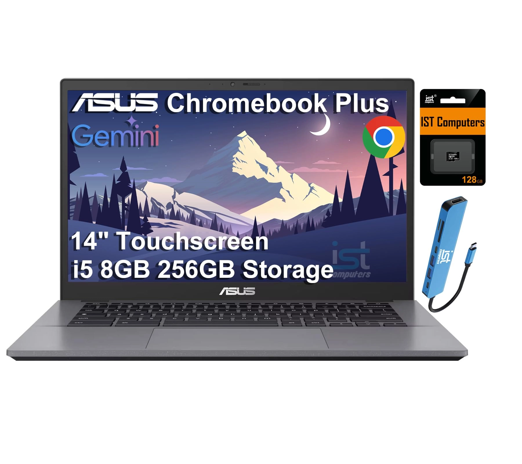 ASUS Chromebook Vibe CX55 Flip - 14'' i5-1135G7 8GB LPDDR4X 512GB SSD
