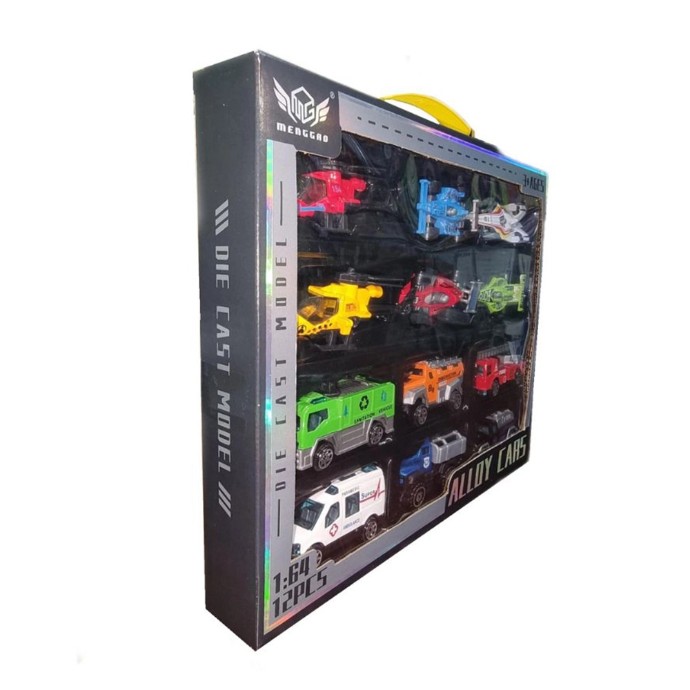 Die Cast Cars - 1:64 12 Pcs