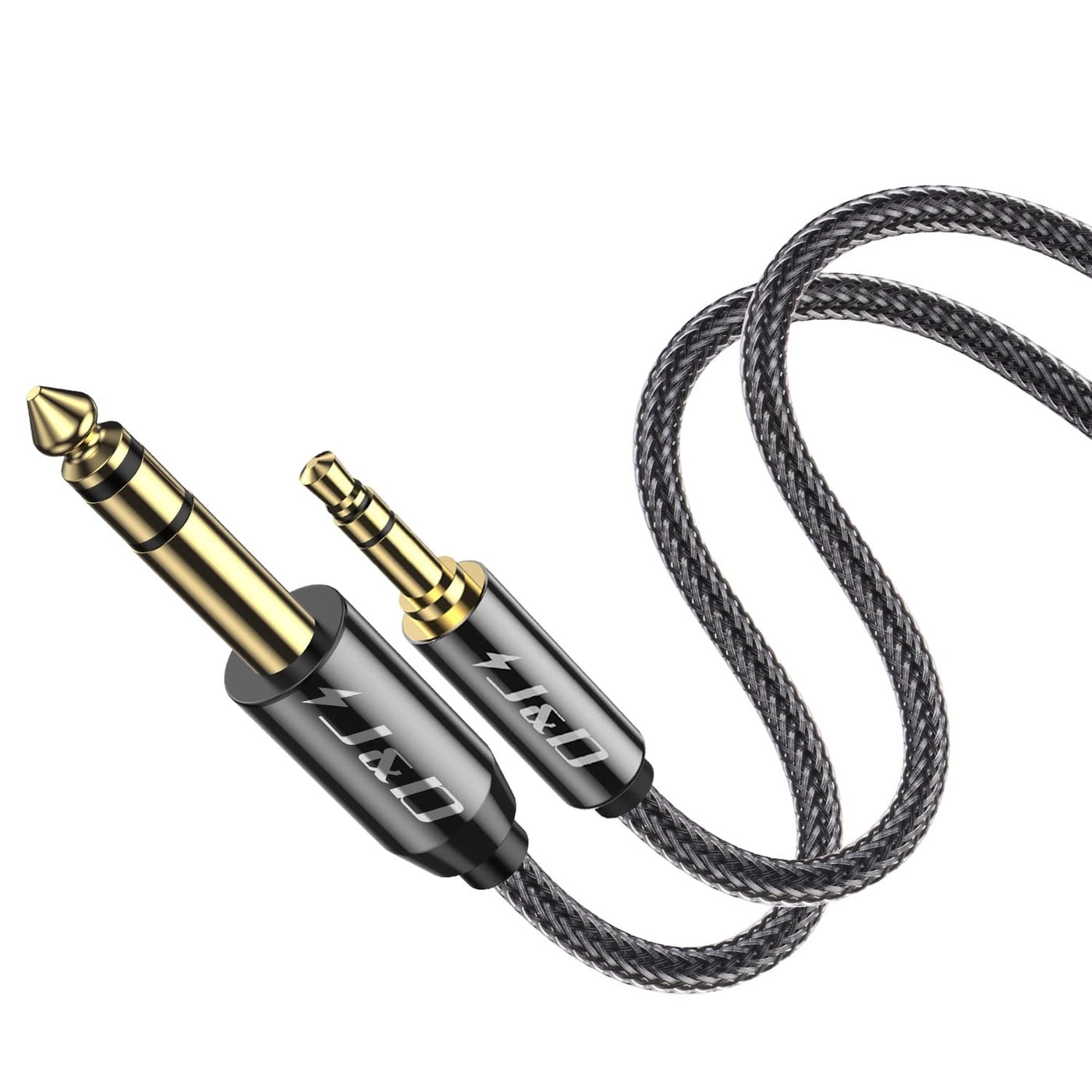 JD 3.5mm to 6.35mm Stereo Audio Cable - 3 Feet