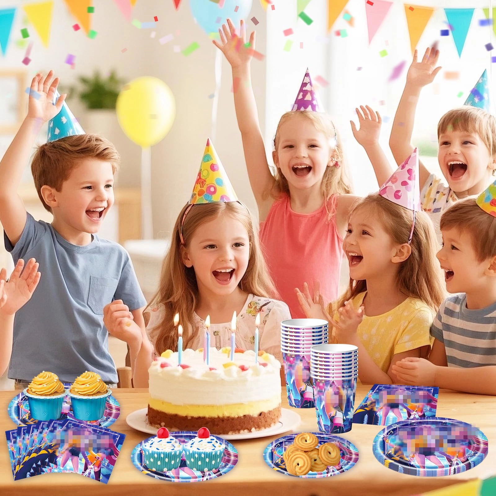 Party Tableware - 51Pcs Birthday