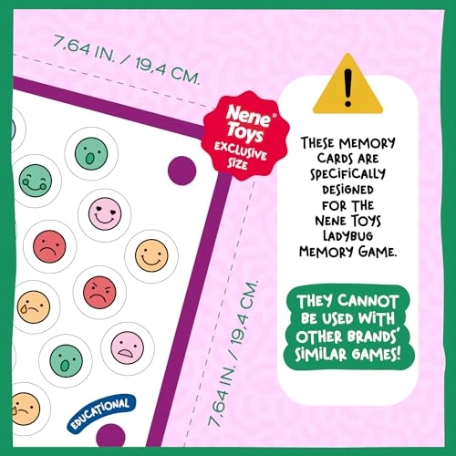 Ladybug’s Memory Game Extension - 36 months - 12 years 12 pieces