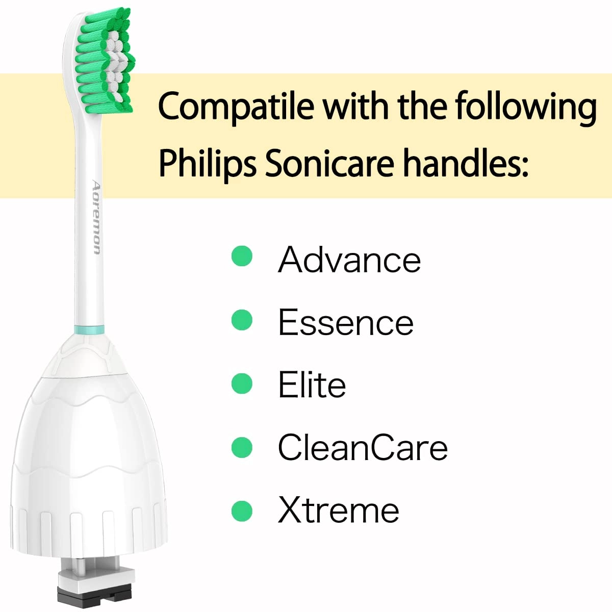 Replacement Toothbrush Heads - Philips Sonicare E-Series Essence Screw-on 6 Pack