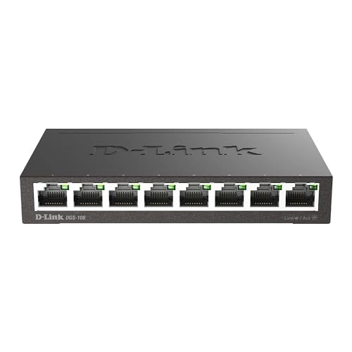 DGS-108 8-Ports
