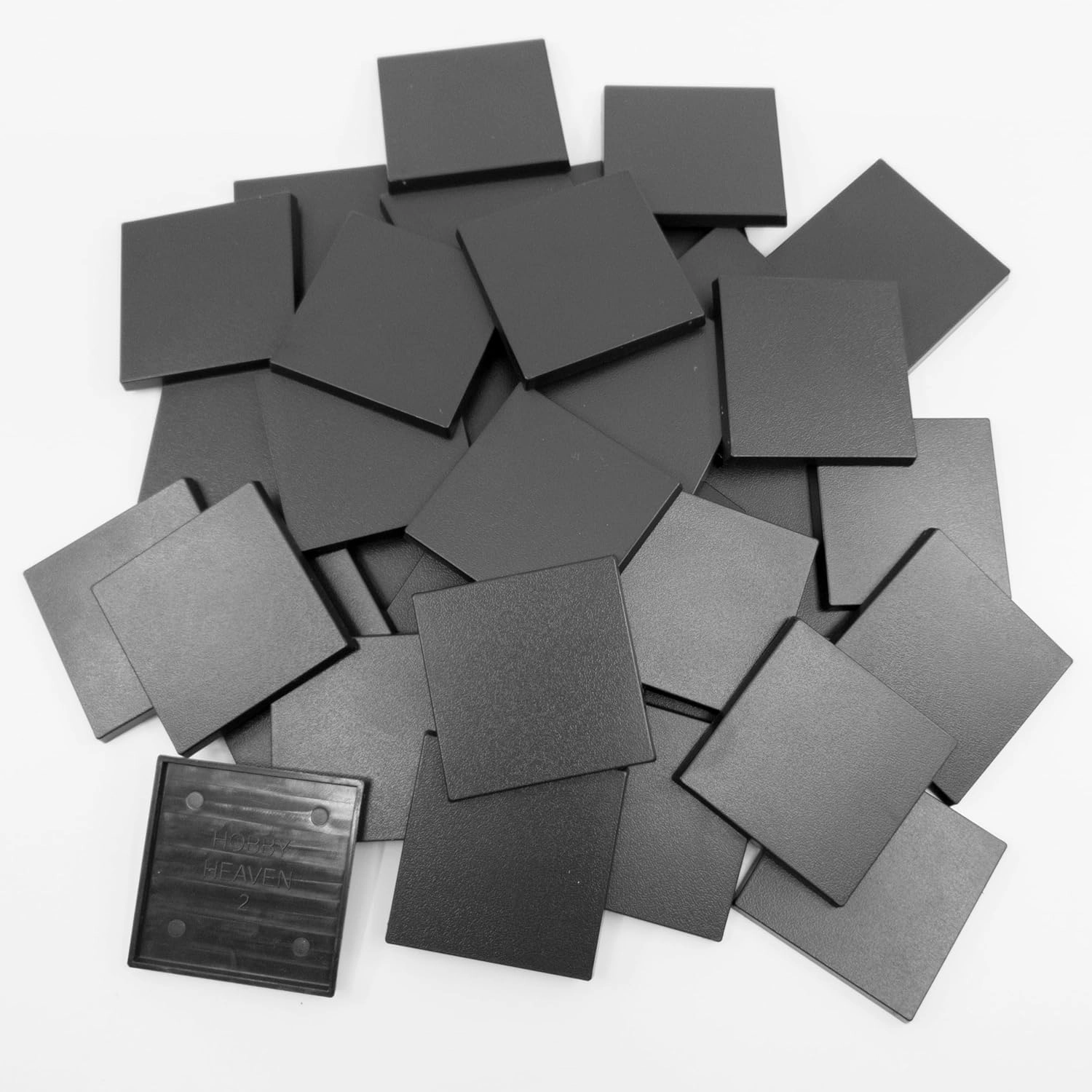 Hobby Heaven Square Wargaming Bases - Plastic 2pcs