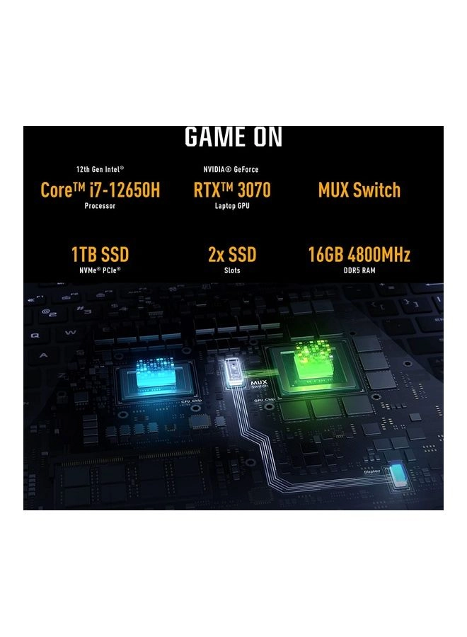 TUF Dash F15 FX517ZR-HN028W - 15.6'' i7-12650H 16 GB 1 TB SSD