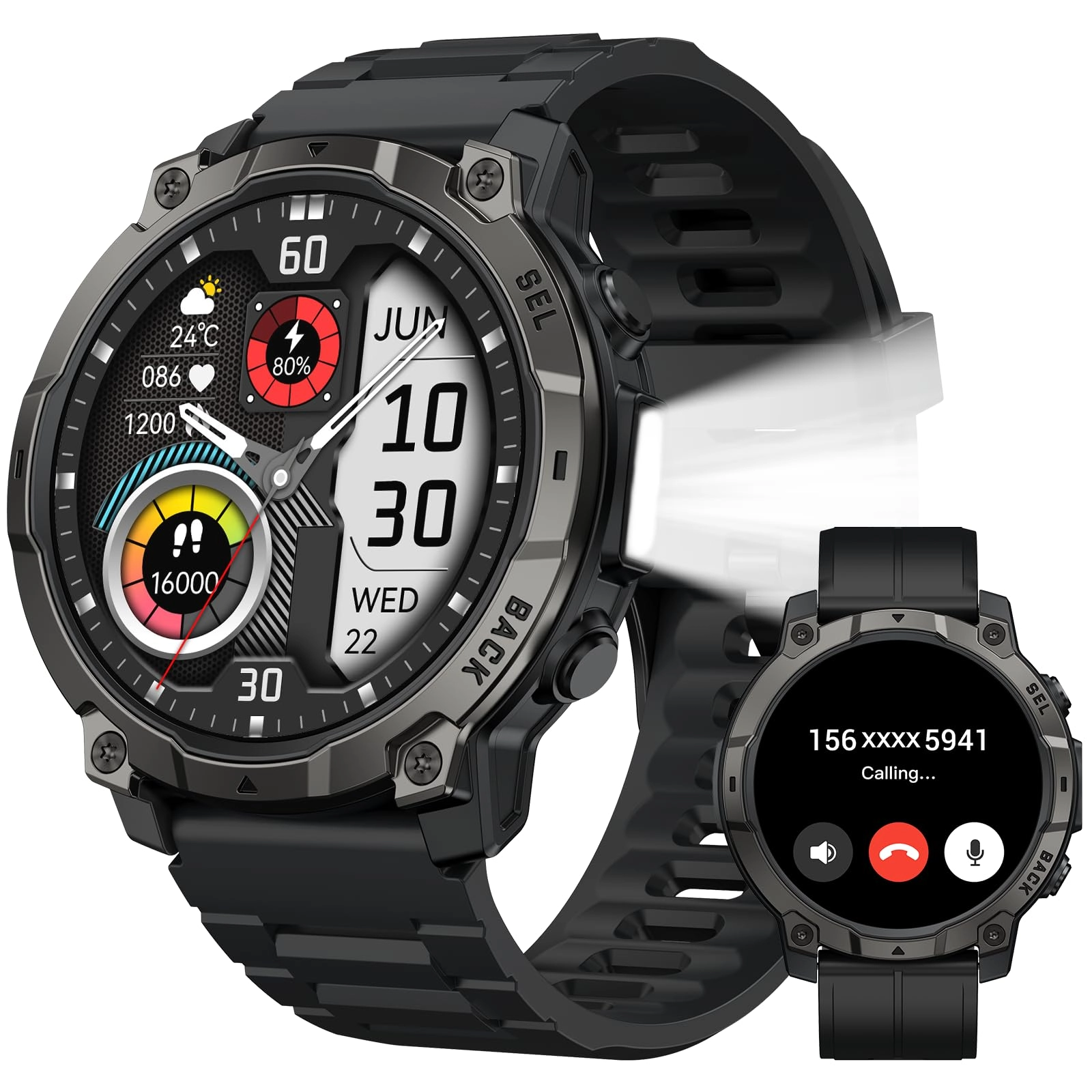paybay Military Rugged Smart Watch