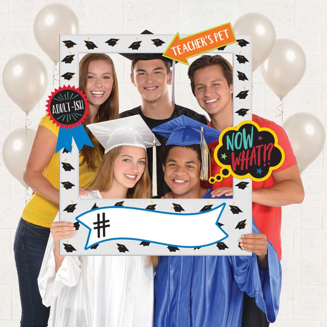 Party Zone Graduation Customize Giant Photo Frame - four piece(s)