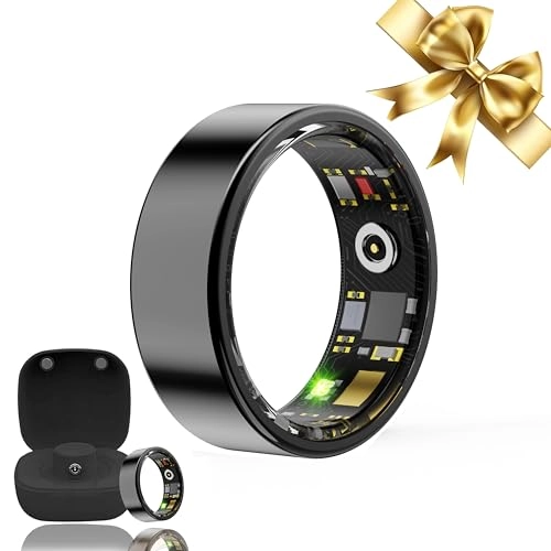 Smart Ring - Sleep Monitoring Heart Rate Blood Oxygen with Charging Case