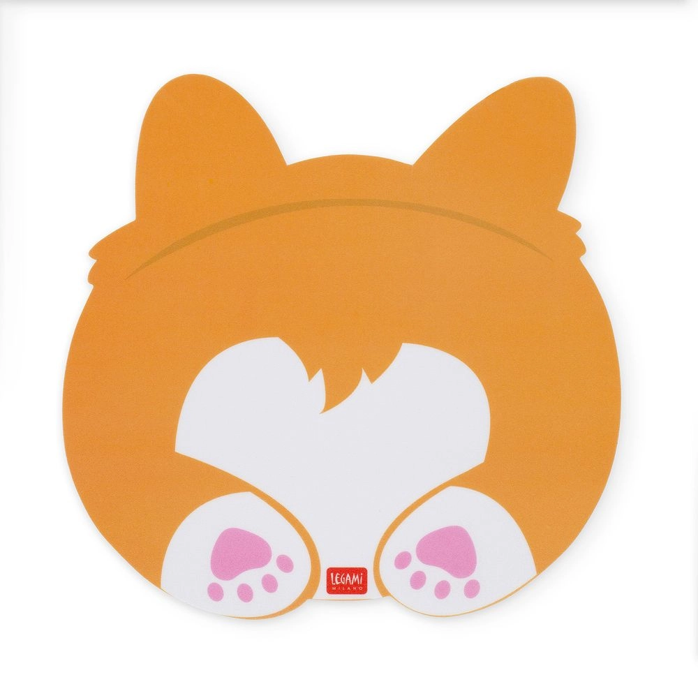 Legami Mousepad - Corgi - 20 x 20 x 0.2 cm