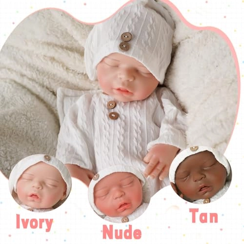 Reborn Baby Doll - 11.8in Silicone Boy Ages 3+