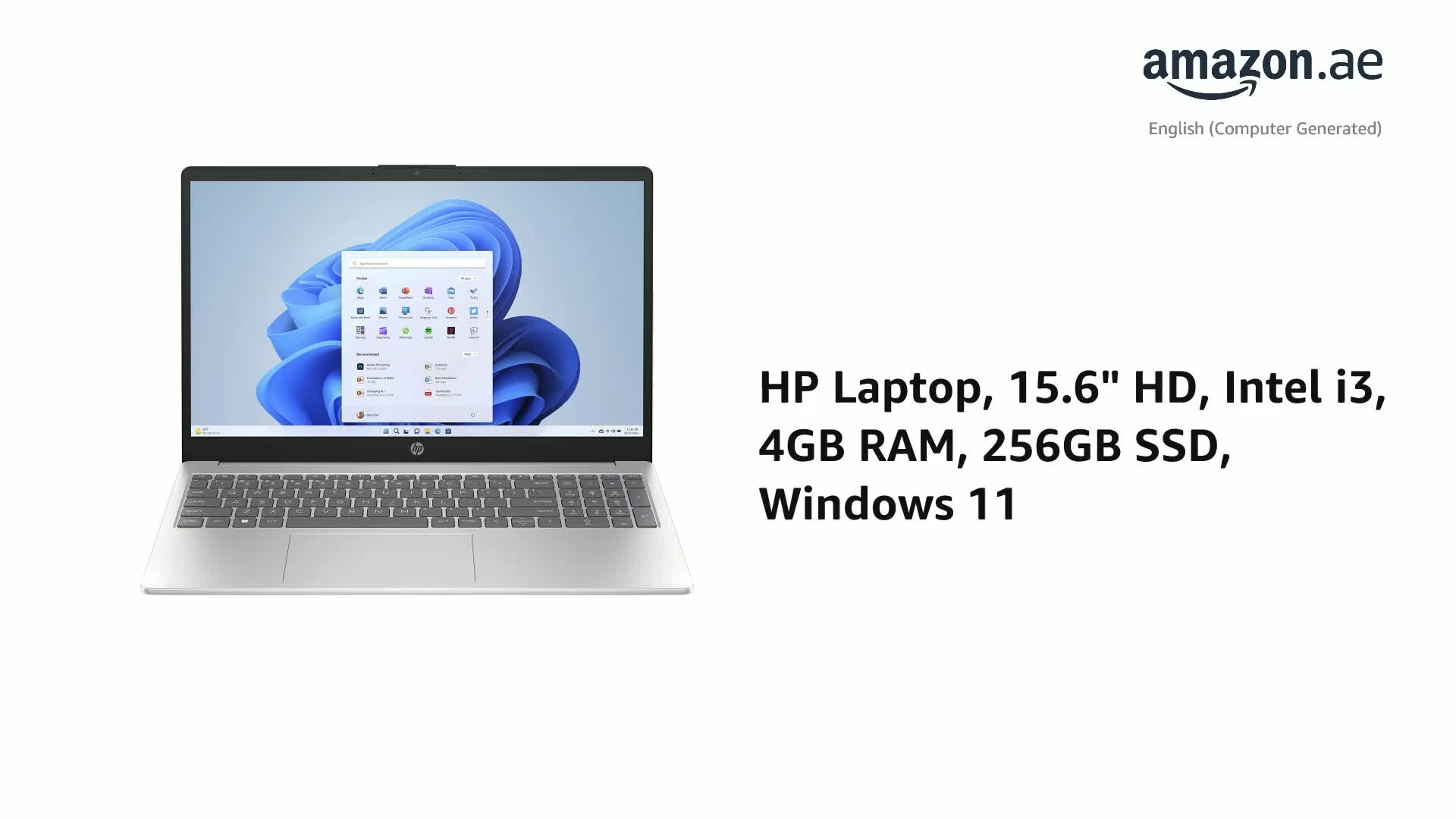 FD0031NE - 15.6'' 256GB SSD 4GB DDR4 Core i3 1315U