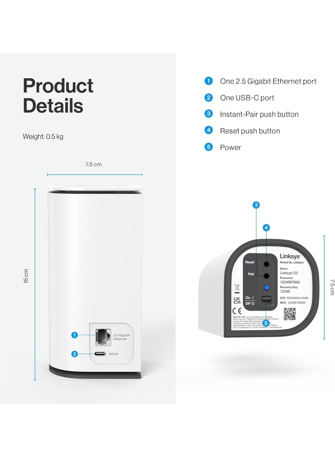 Velop Micro 7 - WiFi 7 3-pack