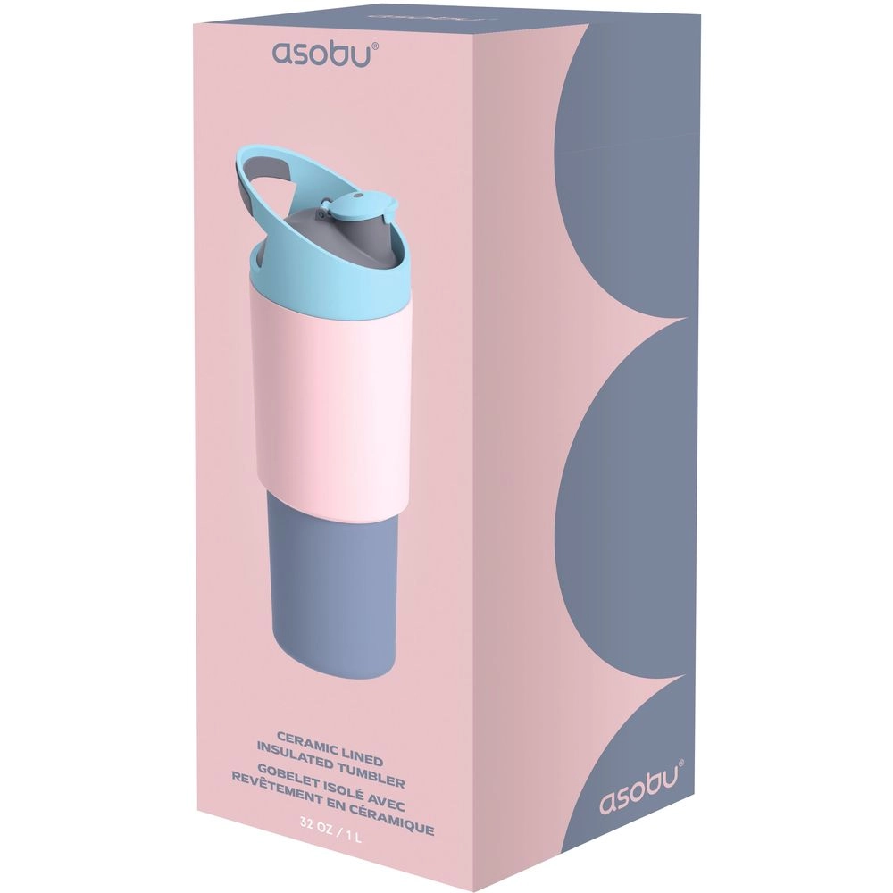 Asobu Cosmic Water Bottle - 945 ml Pop-Up Straw
