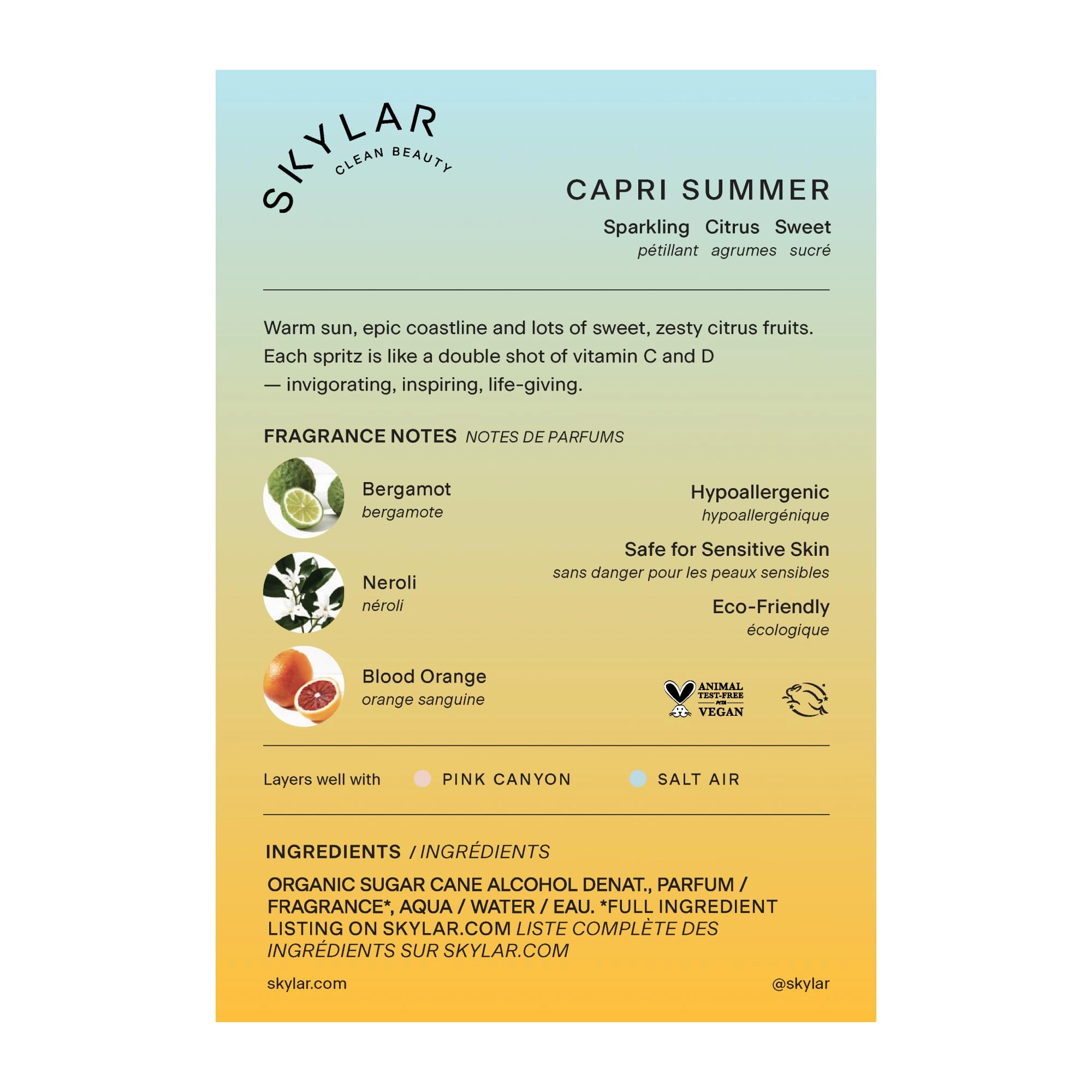 Capri Summer Eau de Parfum 50ml