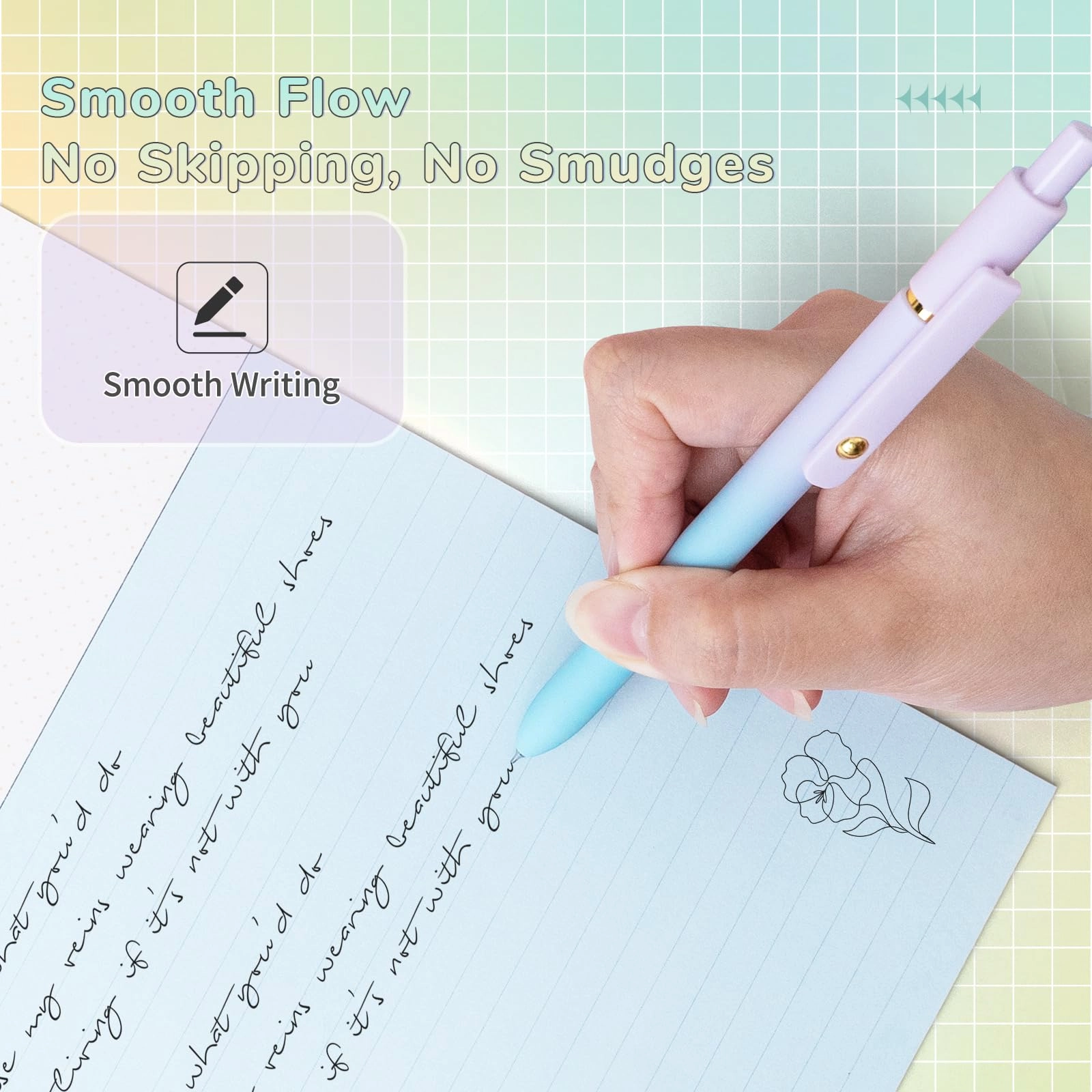 Color Pens - 6 Pcs 0.5mm