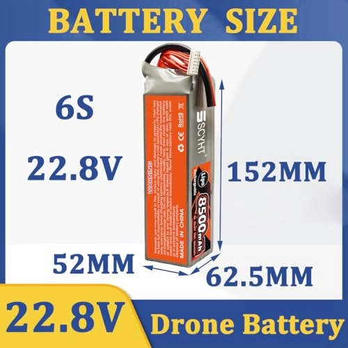 Lipo Battery - 22.8V 8500mAh 70C