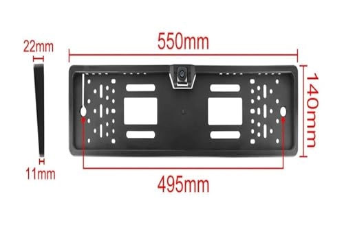 Reversing Camera - RCA interface PAL 512(H)X582(V); NTSC 512(H)X492(V)