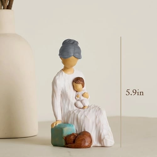 Grandma and Child Set - Resin