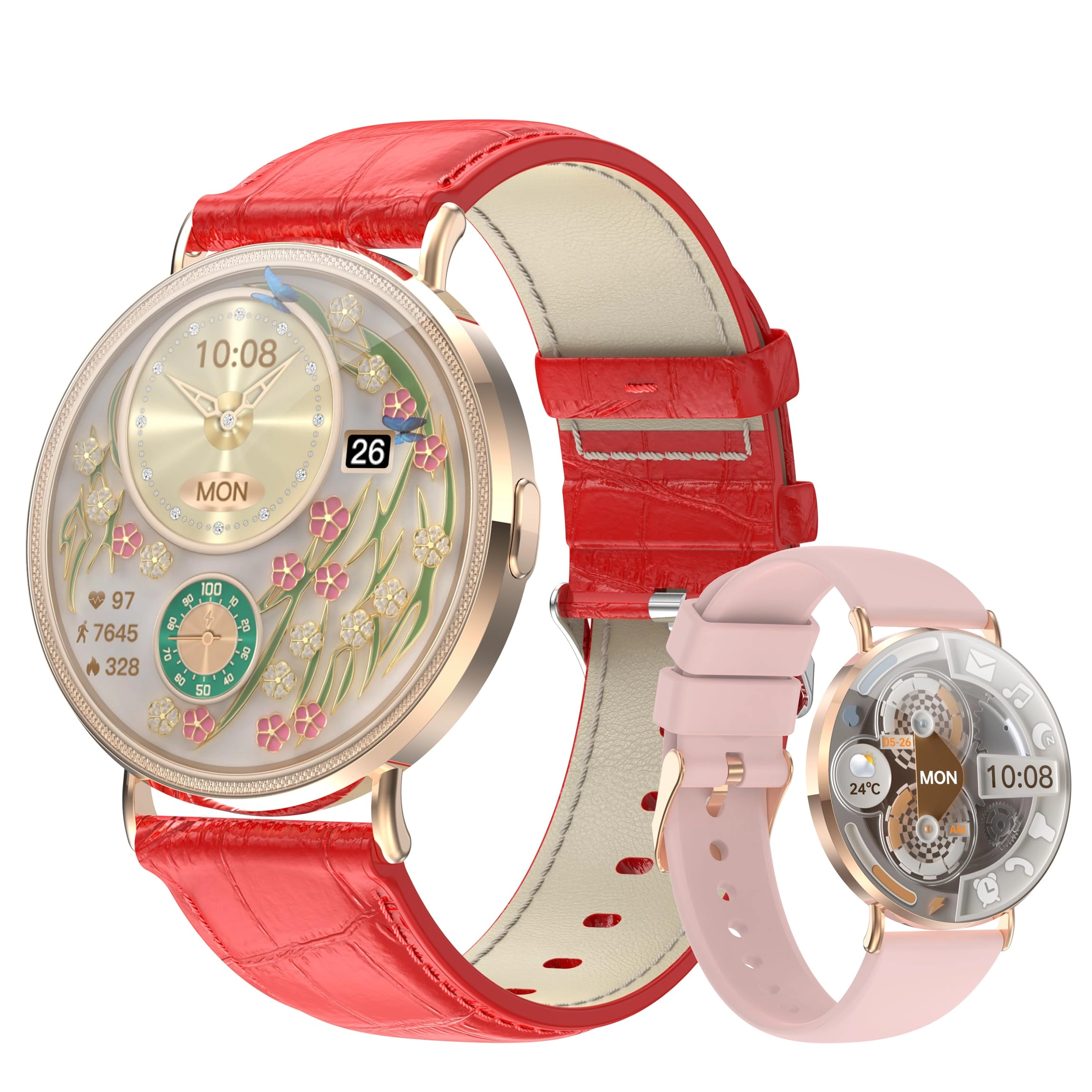 XRXT Ultra-Slim Smart Watch 41mm Metal