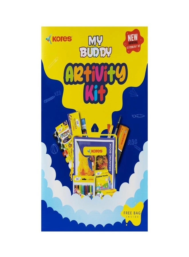 Creative Artivity Kit - 13-in-1 Transparent Zipper Pouch Ages 3+