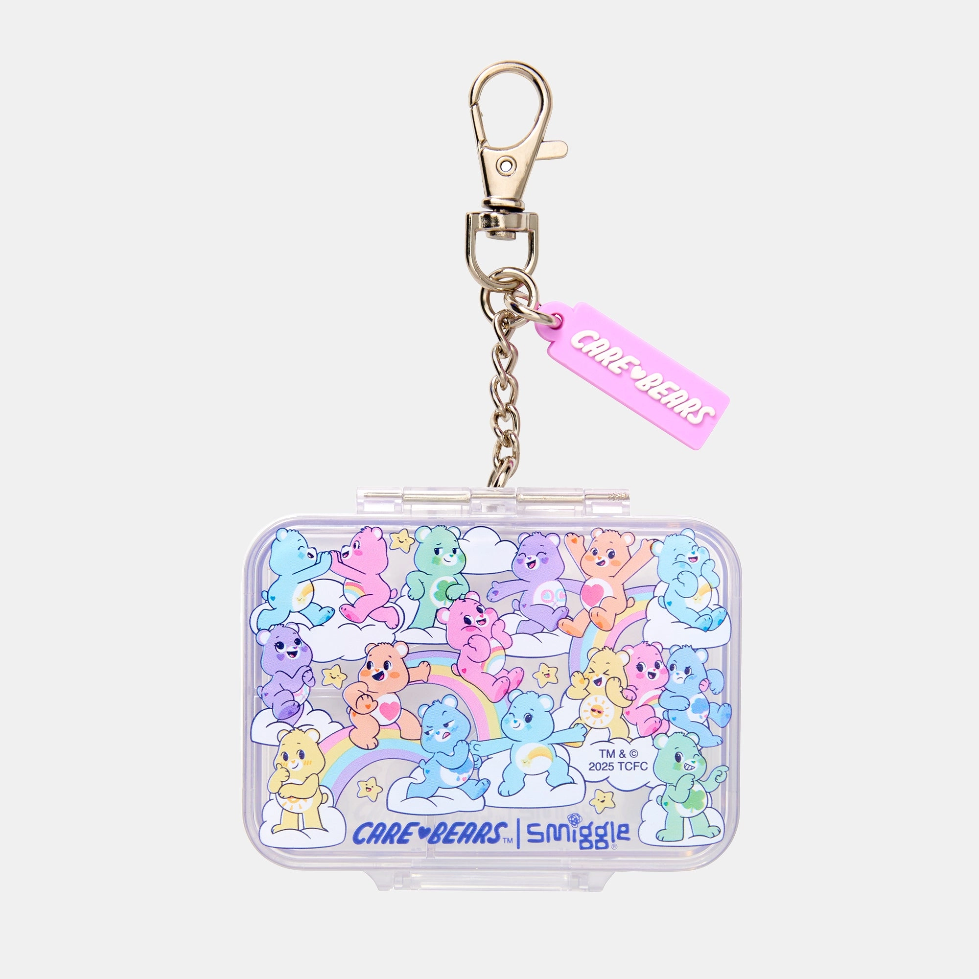 Smiggle Mini Bento Lunchbox Collectable Keyring - Care Bears