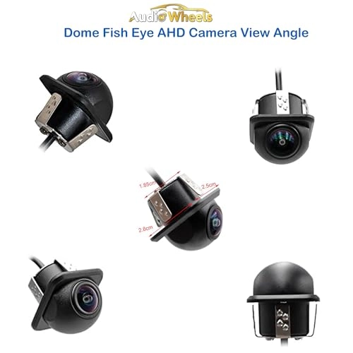 Dome Fish Eye AHD Camera - Night Vision Wired 1280x720 pixels