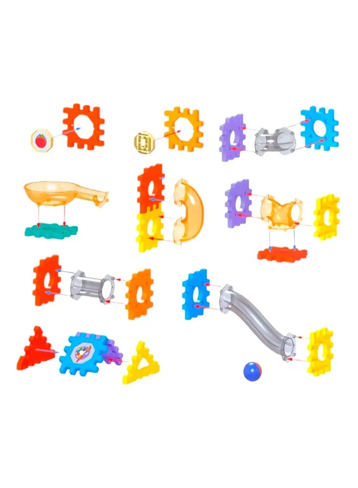 Marble Run Building Blocks - 98pcs