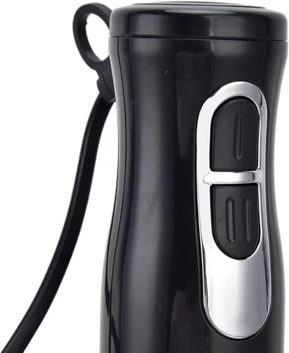 Hand Blender - Stainless Steel Blades, 2-Speed Control, Chopper & Whisk