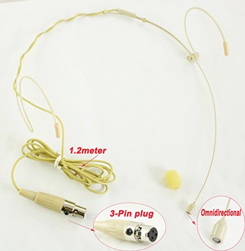 XLR 3-Pin Plug Omnidirectional Headset XLR Microphone