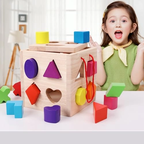 Shape Sorter - 6 - 18 months 19 pieces