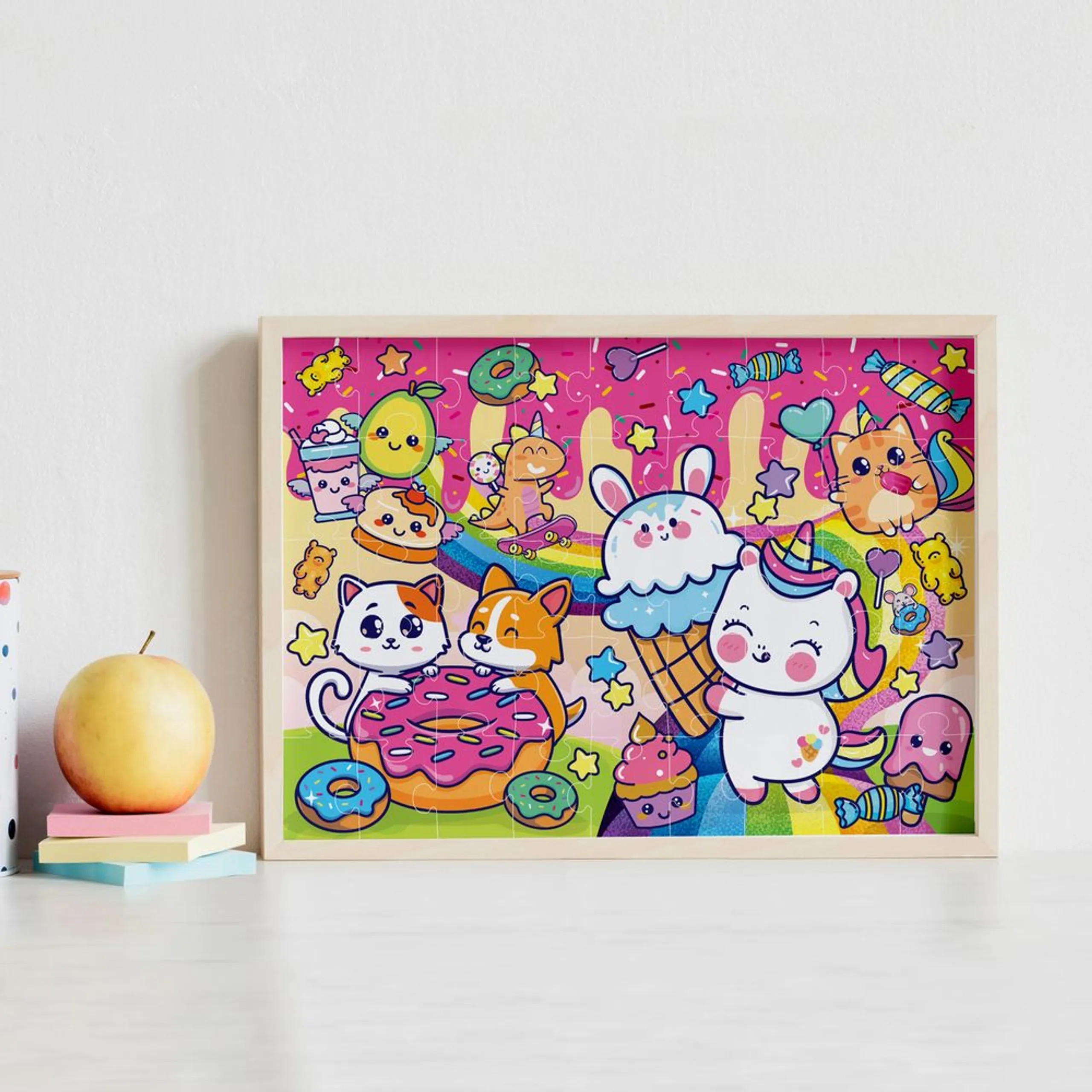 Sweet Kawaii Puzzle (40761363-HST02446) - 45 pcs