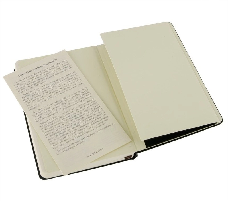 Plain Notebook Pocket Hardcover - Blank 192 Pages