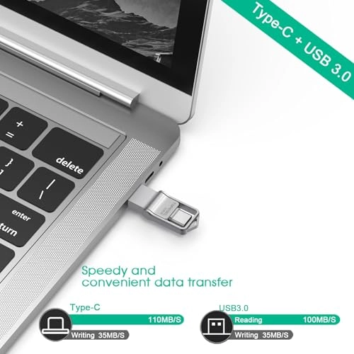 UDP-Tech - USB 3.0 USB A & Type C 256GB