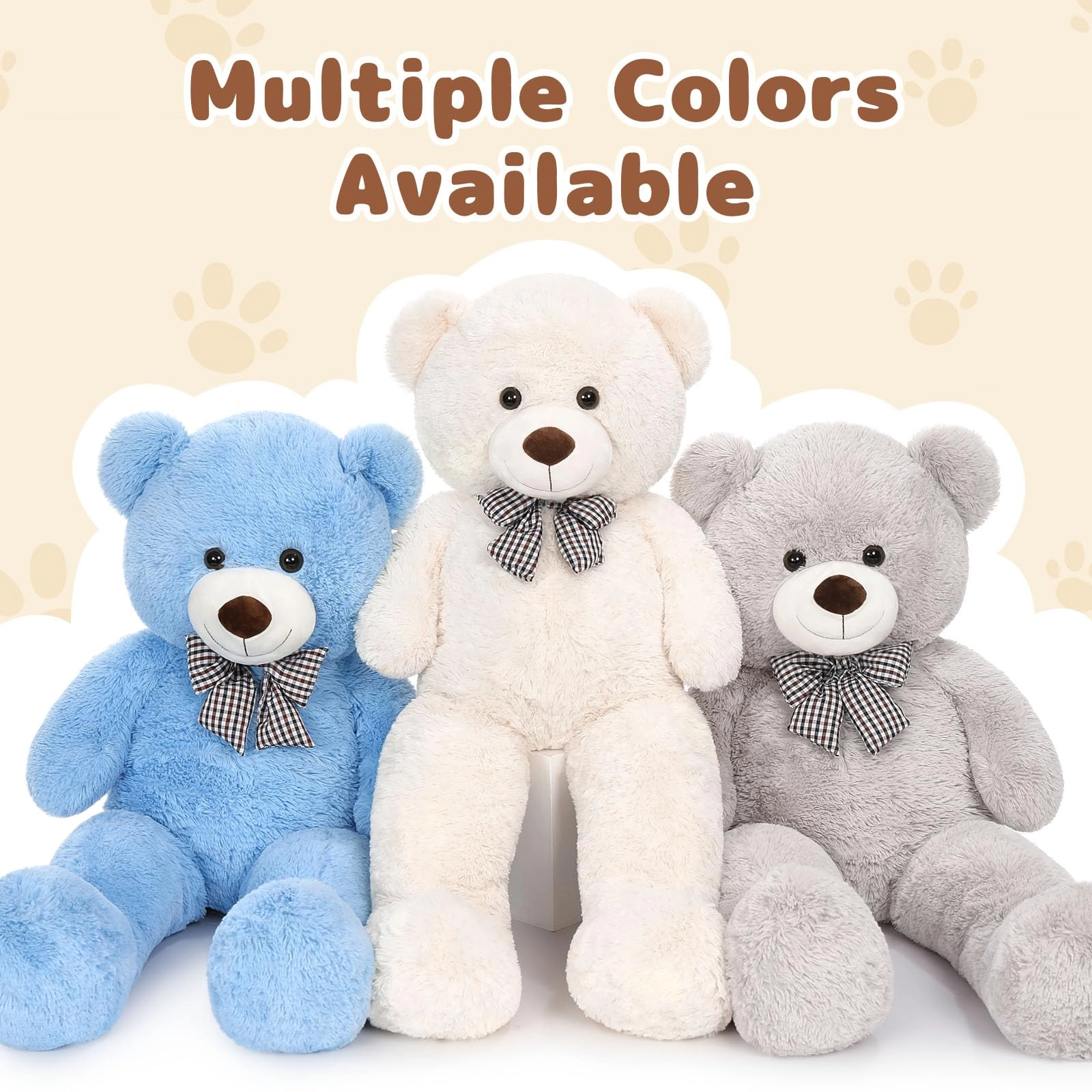 Teddy Bear - 39 inches Gray