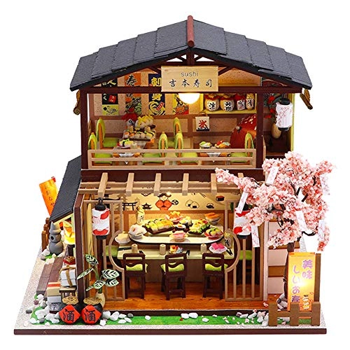 Miniature Wooden Dollhouse Furniture Kit - Creative Room 1:24
