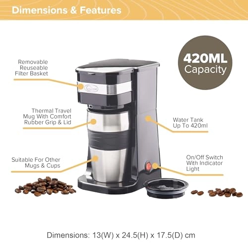 35189 - 420ml Thermal Travel Mug